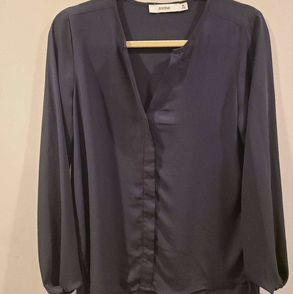Black flowy shirt